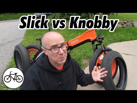 Slick vs Knobby tires | What are the right tires for your ebike?