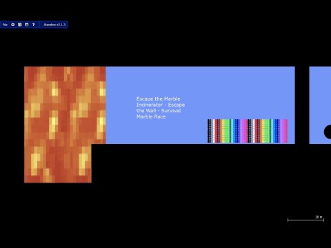 Escape the Marble Incinerator - Escape the Wall - Survival Marble Race