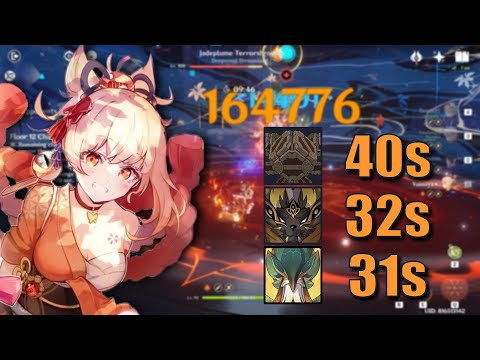 C0 Yoimiya Vape VS. All Bosses 3.3 Spiral Abyss floor 12 | GenshinImpact