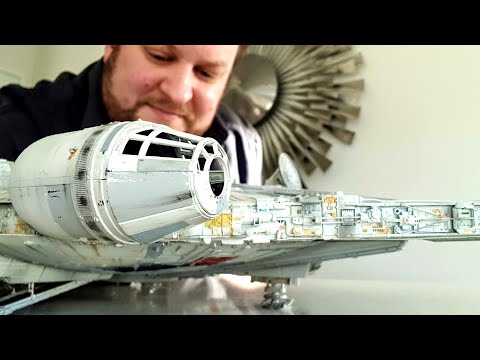 How I built the most detailed Millennium Falcon model kit