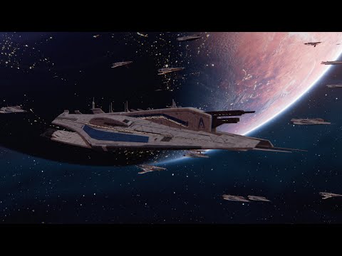HAPPY N7 DAY! Mass Effect Fleet Defends GALAXY | Epic Blender 4K Animation