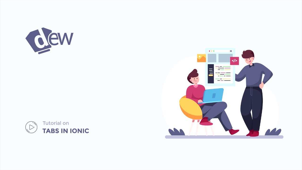 Creating tabs using Ionic | DEW Studio Low-Code Platform Tutorial