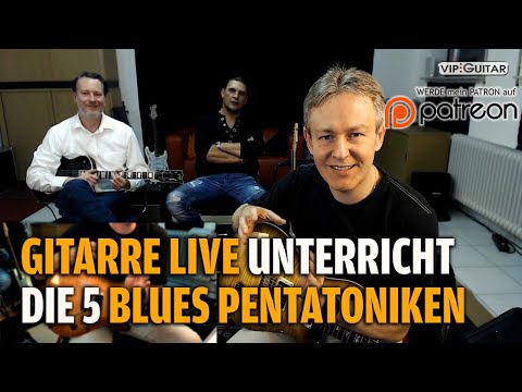 Die 5 Blues Pentatoniken - "Must Know" für alle Blues, Rock und Jazz Gitarristen