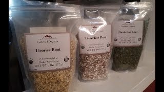 Dandelion and Licorice Root Benefits | My Latest Mountain Rose Herbs Purchase