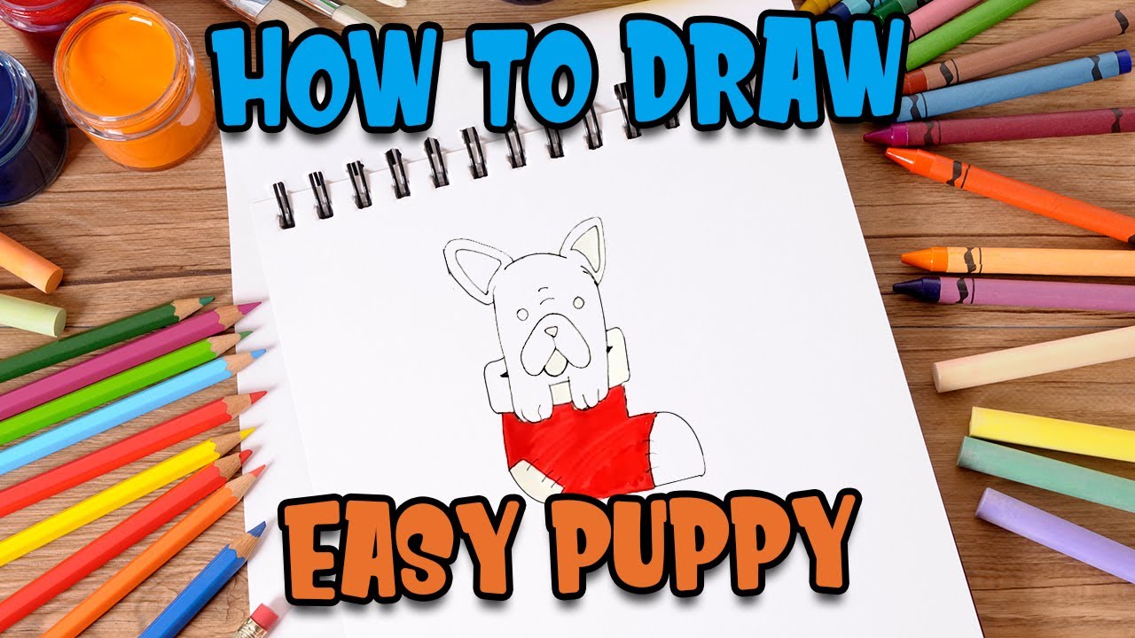 How to draw easy Puppy step by step   #shorts