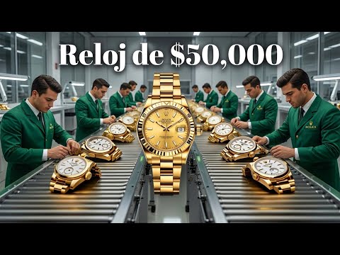 Dentro de la fábrica de oro de Rolex: De lingote de oro macizo a reloj de $50,000
