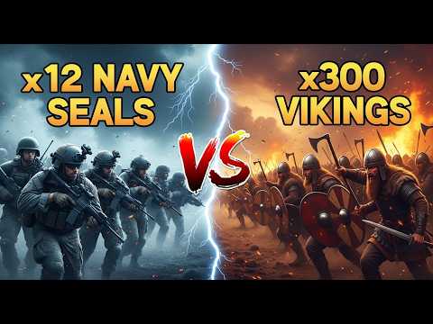 12 Navy SEALs vs 300 Viking Warriors - Who ACTUALLY Wins?