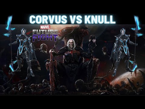 Clear Knull Stage 9 With Corvus Glaive - Marvel Future Fight