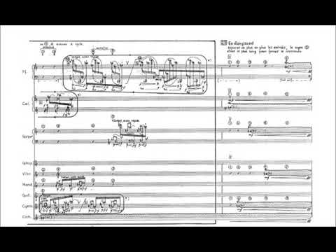 Pierre Boulez: Éclat , for 15 instruments (1964-5)