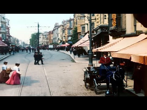 1898-1900 England in Color [60fps, Remastered] w/sound design added