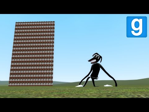 CARTOON DOG VS WALL OF TNT! - Garry's mod Sandbox