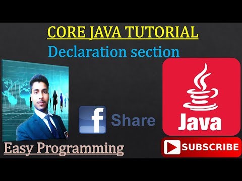 Core Java Methodconstantpackage Declare 2