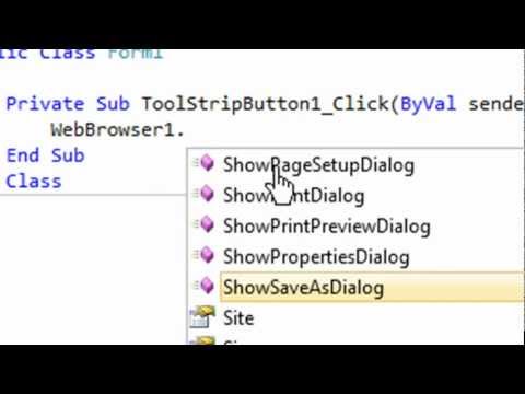 [HD] Visual Basic 2010 Express Tutorial: Einfacher Webbrowser