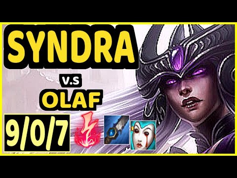 SYBOL (SYNDRA) vs OLAF - 9/0/7 KDA JUNGLE CHALLENGER GAMEPLAY - OC