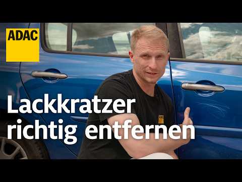 Kratzer im Autolack? So poliert ihr sie in 3 Schritten einfach weg I ADAC