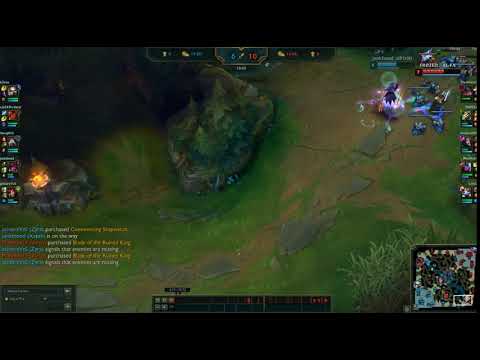 Xayah being a badass vs master Yi - 1 vs 1