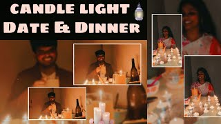 #candle light dinner at home|#candlelightdinner ❤️❤️simple ideas😀
