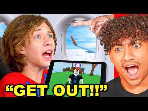Karen Has Kid THROWN OFF Plane For ROBLOX!!