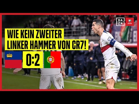 CR7 mit Links in den Knick: Liechtenstein - Portugal 0:2 | European Qualifiers | DAZN