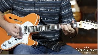 Video thumbnail for Fender Limited Edition Parallel Universe Tele Thinline Super Deluxe Electric Guitar by Casino Guitars
