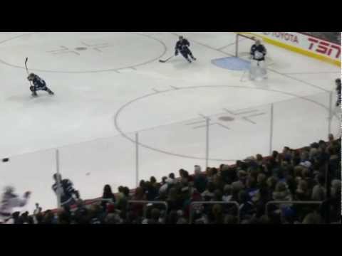 David Clarkson cranks Jason Jaffray