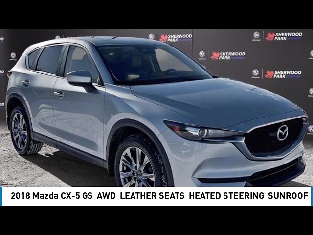 2018 Mazda CX-5 GS | AWD | LEATHER SEATS | HEATED STEERING in Cars & Trucks in Strathcona County