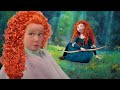 ADLEY PRINCESS MAKEOVER Surprise Disney Date And Magic Salon To Become Merida Disneyland