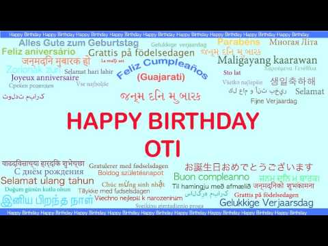 Oti   Languages Idiomas - Happy Birthday