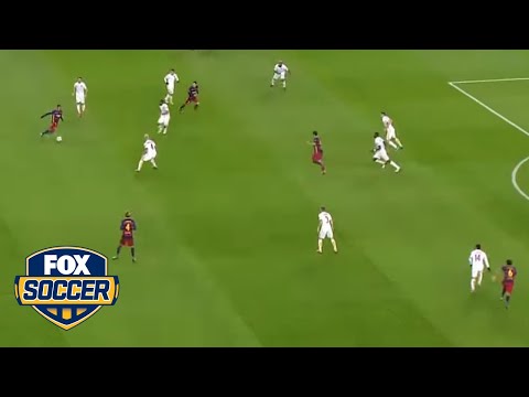 Barcelona U-15 team scores perfect goal with seven passes
