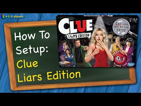 How to setup Clue Liars Edition
