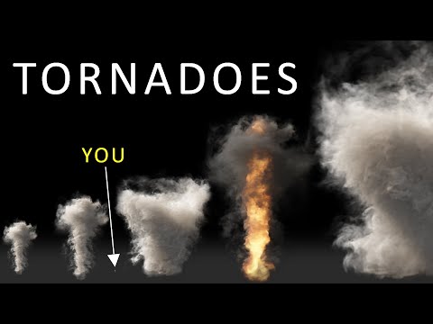 Tornado size comparison 🤯 | animation HD