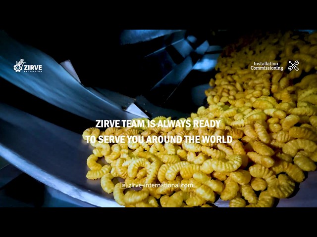 zirve extrusion | LPX250 Mısır Atıştırmalıkları Üretim Hattı | Endüstriyel Atıştırmalık Üretimi için Esnek Şekiller