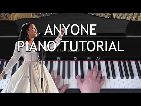 How to play Anyone by Demi Lovato Piano Tutorial