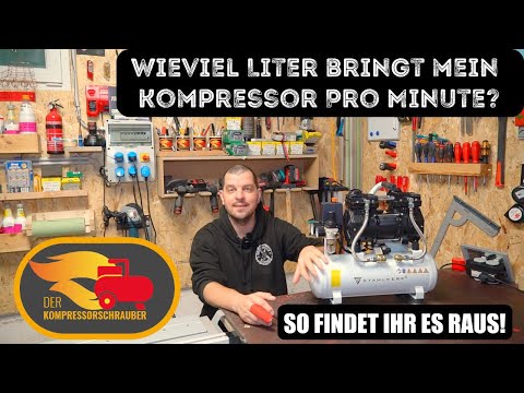 How much air does my compressor deliver? In liters per minute, easy to find out! #steelworks #com...