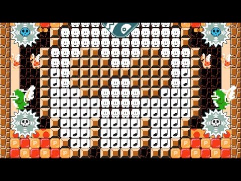 5-3 Roller Coaster of Chaos by Mr Snom 🍄Super Mario Maker 2 ✹Switch✹ #cdf