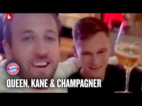 Champagnerdusche für Harry Kane: So feiern die Bayern-Stars die Meisterschaft 2024/25 | FC Bayern