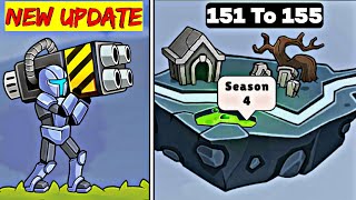 New Update | Season 4 | Boom Stick Bazooka Puzzles Game | Level 151 To 155 | Gaming VT