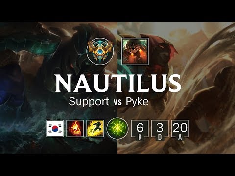 Nautilus Support vs Pyke - KR Challenger Patch 8.19