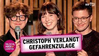 Hinnerk Köhn unhinged | falsch, aber lustig | Emilia Suchlich, Christoph Fritz, Moritz Neumeier
