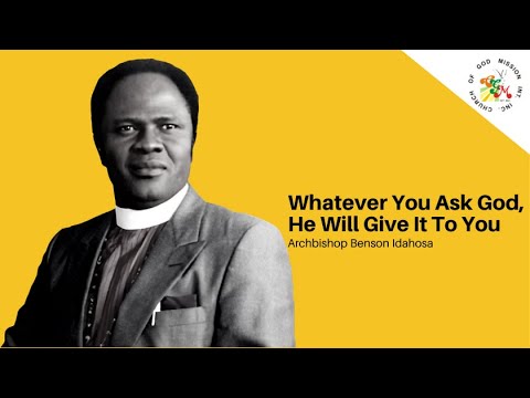 God Will Do It For You - Archbishop Benson Idahosa