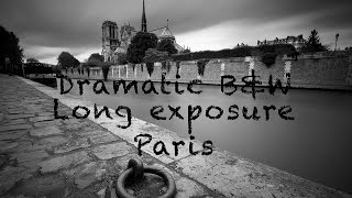 Paris Cityscape Photography - Dramatic black and white long exposures