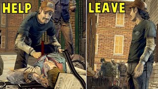 Lee Asks Kenny To Leave Ben vs Stays With Him -All Choices- The Walking Dead