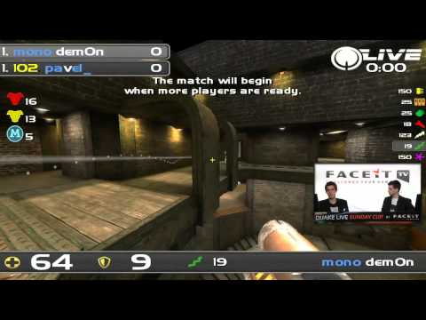 FACEITtv QuakeLive Sunday Cup #4 - Part 2
