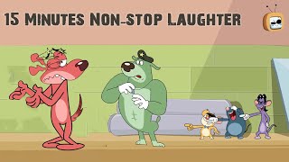 15 Minutes Non-stop Laughter | Season 11 Compilation | Rat-a-Tat | Cartoon For Kids | ChotoonzTV