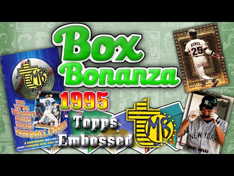 1995 Topps Embossed Baseball Cards (GOLD PARALLELS!) - BOX BONANZA