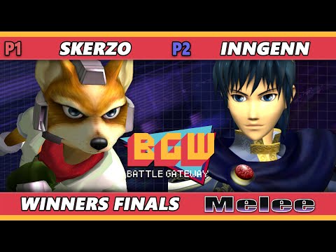 BGW 38 Winners Finals - Skerzo (Fox) Vs. Inngenn (Marth) SSBM Melee Tournament