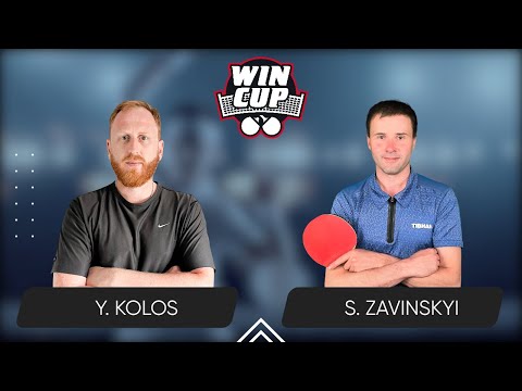 09:00 Yurii Kolos - Serhii Zavinskyi West 1 WIN CUP 13.02.2024 | TABLE TENNIS WINCUP