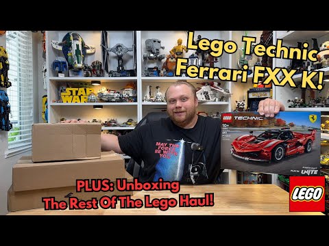 Thumbnail for Lego Technic Ferrari FXX K Review! (Plus: More Lego Unboxing!) by Ferrari FXX