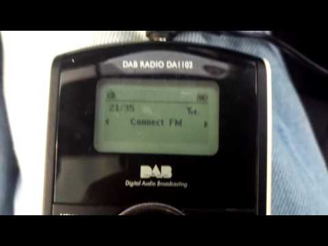 DAB radio in Daventry, Northamptonshire, England - May 2016