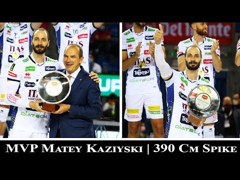 Волейбол MVP — Matey Kaziyski | 390 Cm Spike | Italian Super Cup 2021 | HD
